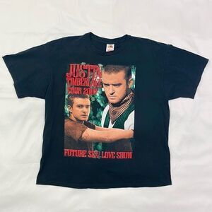 🔥Vintage 2007 Justin Timberlake Future Sex/ Love Show Tour Tee